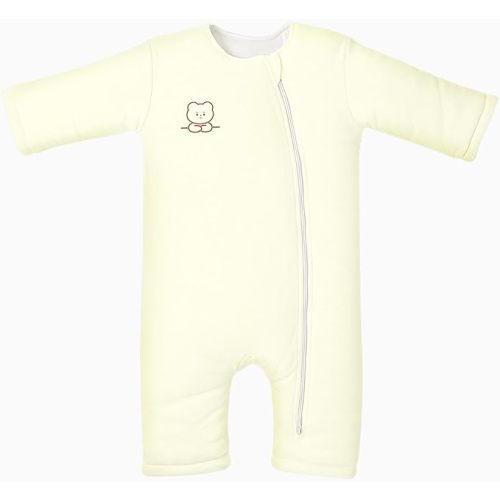 Premium Cotton Baby Sleep Sack with Legs Winter 3-6 Months 2.5 Tog, Ultra Soft Wearable Blanket Sleeping Bag Sack Easy Diaper Changing Transitional Sleep Sacks Unisex Newborn Infant Babies Girls Boys