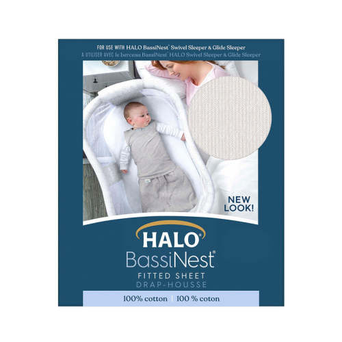 Halo Bassinest Sheet, 100% Cotton, Herringbone