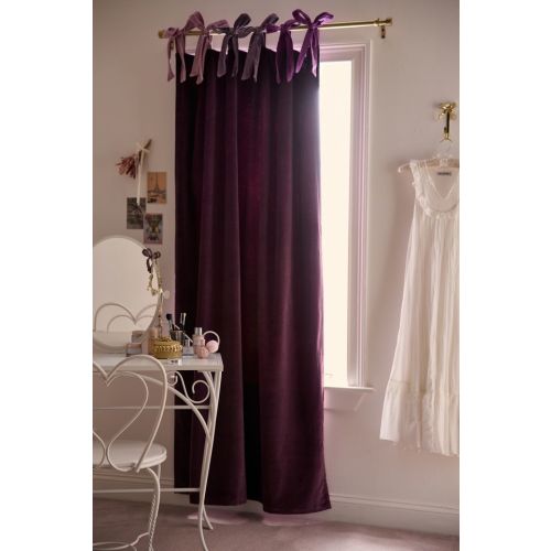 Velvet Tie Window Panel