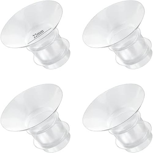 Flange Inserts 22mm for Medela,Spectra 24mm Shields/Flanges,Compatible with Momcozy M9/M5/M6/S12 Pro/S9 Pro Wearable Breast Pump,Reduce 24mm Nipple Tunnel Down to 22mm,4PCS
