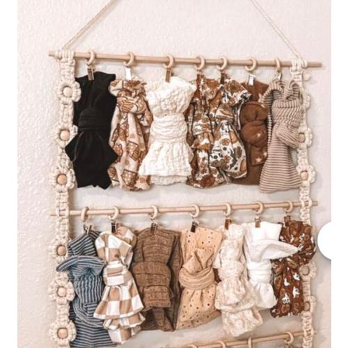 Headband Holder • Daisy Flower Wall Bow Holder • Organize Baby Bows, Boho Headbands, Hair Clips & Turbans • Girls First Birthday Gift