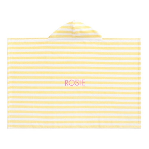 Mini Stripe Baby Beach Hooded Towel UPF 50+