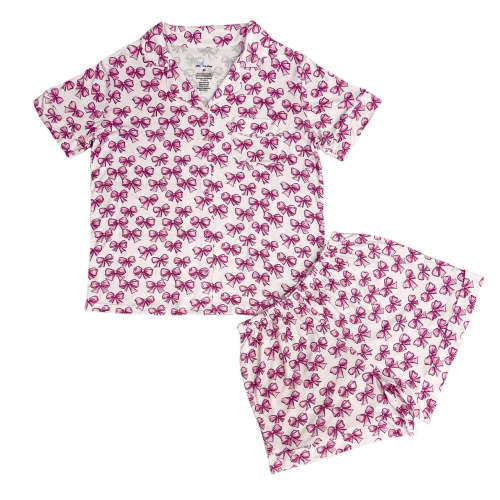 Pretty In Pink Women's Short Bamboo Set