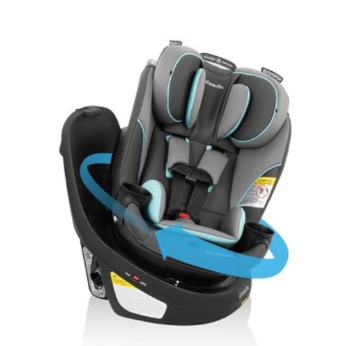 Evenflo Revolve 360 Slim 2-in-1 Rotational Convertible Car Seat - Carver Blue