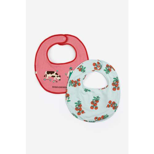 Juicy Tomato Bib Set | The Yo Store | Portland, OR