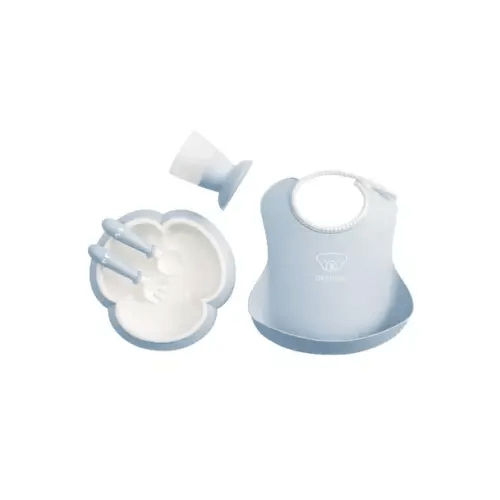 Brands We Love Baby Dinner Set, Powder Blue by Janie and Jack