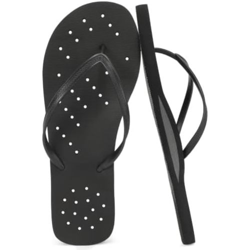 STQ Shower Shoes Men Quick Dry Non Slip Shower Flip Flops with Arch Support