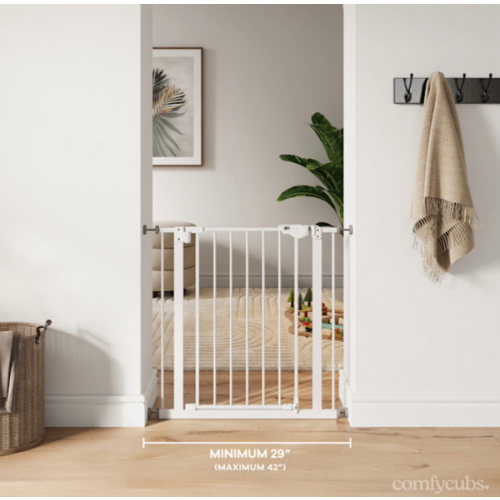 Comfy Cubs Baby Safety Gate - White