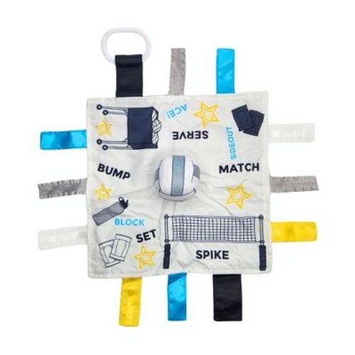 Baby Jack The Learning Lovey Volleyball Bump Set Spike Sports Tag Toy Sensory Soother 10" x 10"