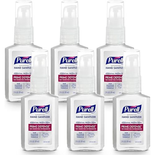 Purell Prime Defense Hand Sanitizer Travel Size 6ct x 2 fl oz - 3299-04-EC