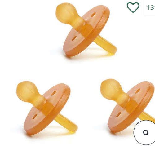 Round Natural Pacifier (3pk)