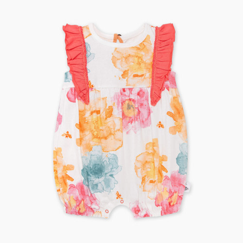 Burt's Bees Baby Spring Peonies Bubble Romper - Spring Peonies, 3-6 Months