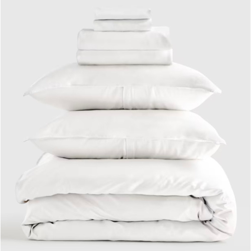 Bamboo Deluxe Bedding Bundle in White