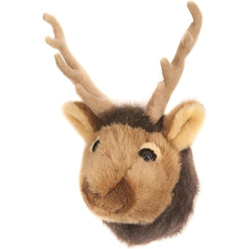 CARSTENS, INC. Woodland Nursery Décor Plush Trophy Wall Mount Head, Elk, Small