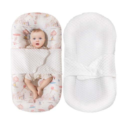 Child Lounger Pillow, soft and breathable nested recliner with double-sided design, can be used in all seasons, unisex recliner, sleeping on the bed