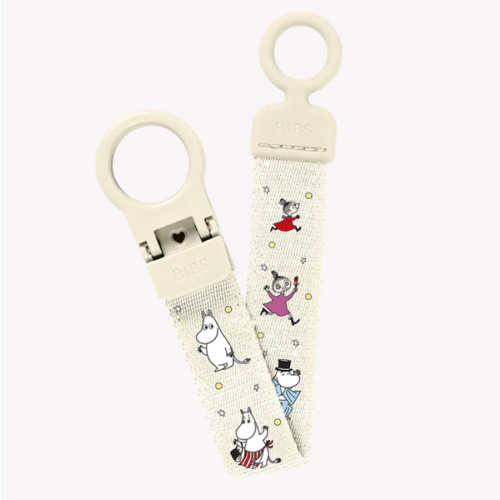 BIBS x Moomin Pacifier Clip Loop - Ivory – Bibsworld store US