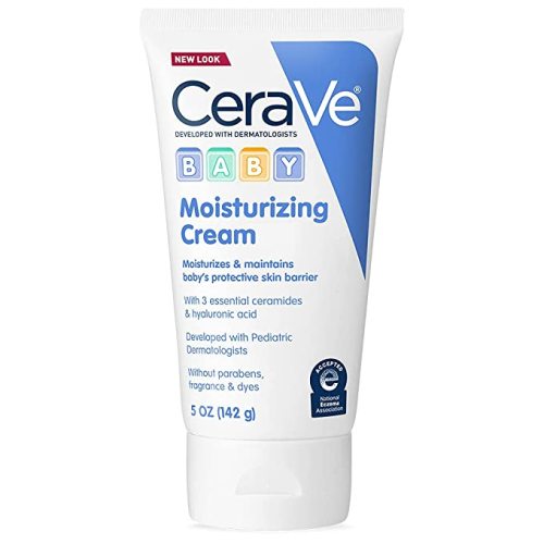 CeraVe Baby Cream, Gentle Moisturizing Cream with Hyaluronic Acid, Paraben, Phthalate, & Fragrance Free, 5 Ounce