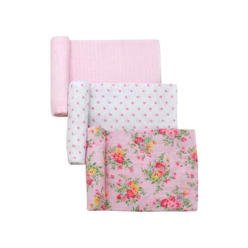 3-Pack Cotton Muslin Swaddle Blankets (Women) | Nordstromrack
