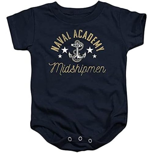 Us Naval Academy Official Midshipmen Unisex Infant Snap Suit for Baby