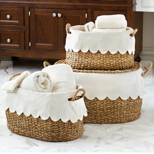 Bunny Williams Wicker Stacking Storage Baskets @ Ballard Designs