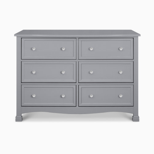 daVinci Kalani 6-Drawer Double Wide Dresser - Grey