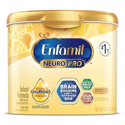 Enfamil NeuroPro Baby Formula, Brain Building Duo DHA & MFGM, Exclusive Immune Supporting HuMO6 Blend, Powder Infant Formula, Baby Milk, 20.7 Oz