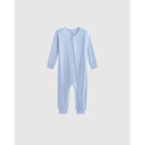 Bamboo One Piece Pajama - Baby in Eternal Blue, Size 0 3M