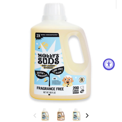Baby Liquid Laundry Detergent – Molly’s Suds