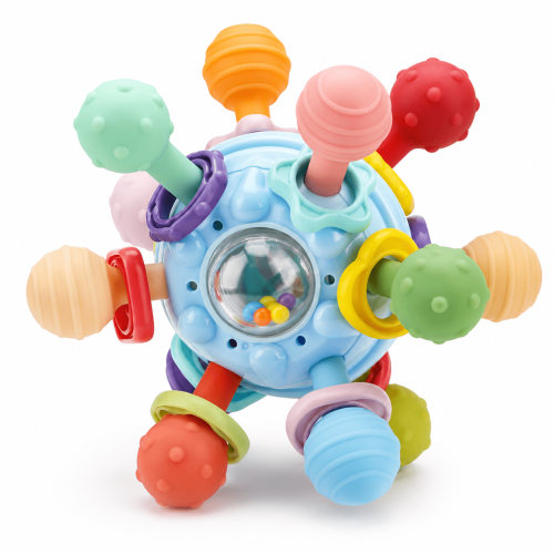 Baby Montessori Sensory Toys for 0-6 6-12 Months,Food Grade Teething Toys for Babies 0 3 6 9 12 18 Months,Newborn Infant Learning Developmental Toys Gifts for 1 2 Year Old Boys Girls