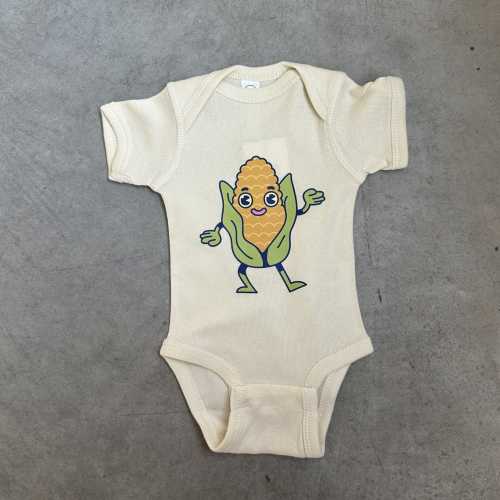 Corn 'N Raised Corn Guy Onesie