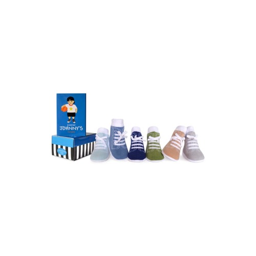 Johnny's Everyday Assorted 6-Pack Socks, 0-12 M