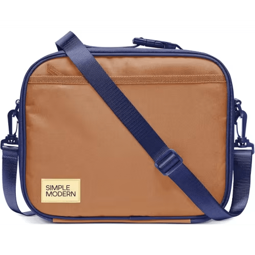 Simple Modern Hadley Lunch Box with Shoulder Strap | Kids & Adults | Insulated Bag with Pockets for Women, Men, Girls, Boys