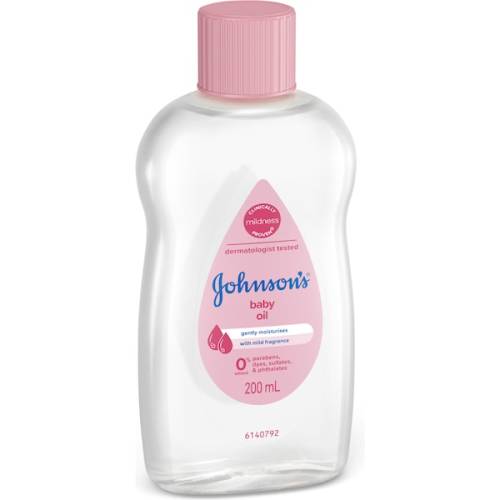 Johnson's Gentle Mild Moisturising Baby Oil 200mL | Woolworths