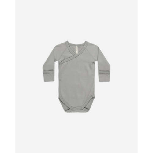 Side Snap Bodysuit || Dusty Blue