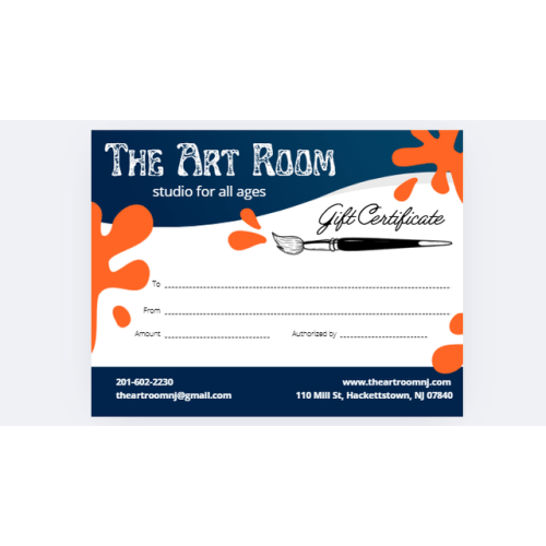 Gift Certificate to The Art Room