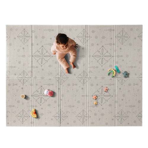 Nuby Reversible Baby Play Mat - Gray