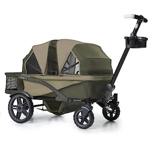 Anthem 4 Quad All-Terrain Wagon Stroller Adventure Bundle, Forest