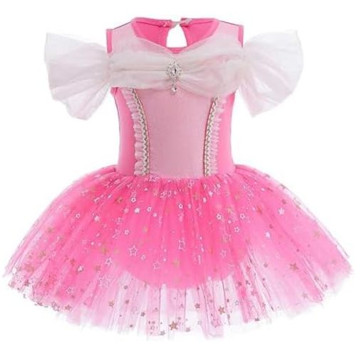 Dressy Daisy Ballet Tutu Dress Girls Size 18m-8 | Toddler Kids Princess Tulle Skirt Leotards Ballerina Outfit Dance Costume