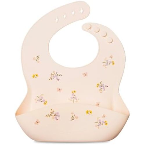 Soft, Waterproof Silicone Feeding Bib for Babies and Toddlers