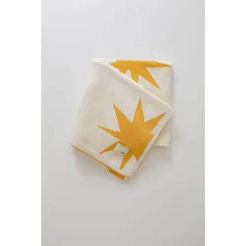 knitted organic baby blanket - sunburst – Pekpi