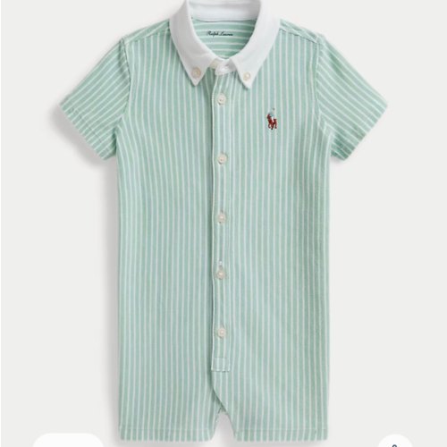 Ralph Lauren Striped Knit Oxford Shortall
