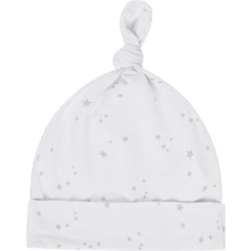 Stars Print Knotted Hat, 0-6 M