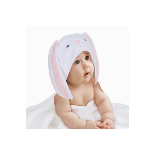 Baby/Infant Luxury Cotton Terry Bunny Hooded Bath Towel