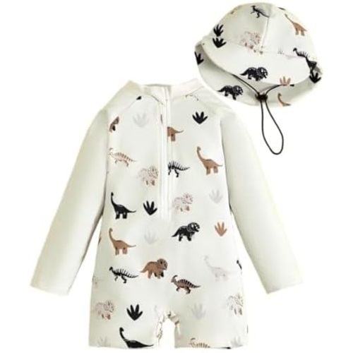 Baby Boy UPF 50+ Rash Guard Swimsuit Long Sleeve