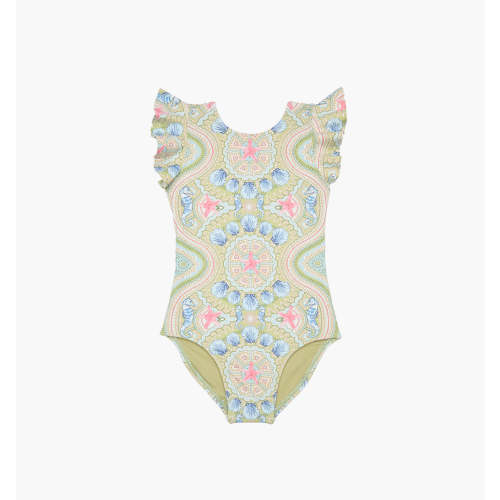 The Baby Rosie Swimsuit - Sea Scroll – Hill House Home