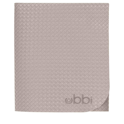Ubbi On-The-Go Diaper Changing Baby Mat, Soft and Comfortable Diaper Bag Accessory Must Have for Newborns, Easy to Clean, Portable Folding Pad, Baby Traveling Accessories, Taupe