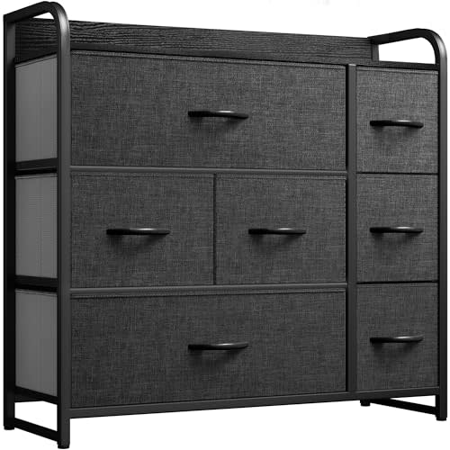 YITAHOME Dresser Drawers, Organizer Unit for Bedroom, Fabric Dresser Storage Tower, Organizer Unit for Bedroom, Living Room, Hallway, Closets