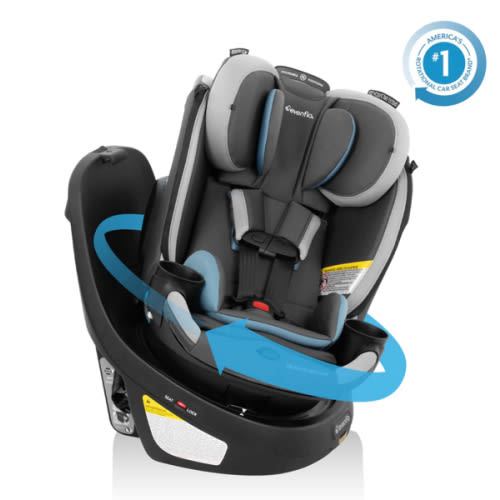 Evenflo Revolve360 Slim 2-in-1 Rotating Car Seat with Quick Clean Cover - Evenflo® Official Site – Evenflo® Company, Inc