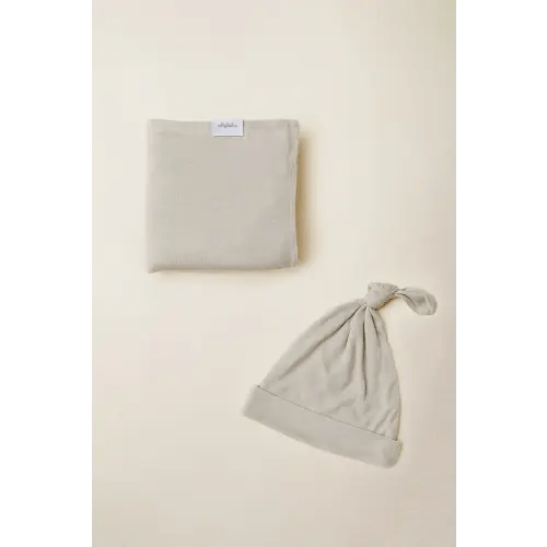 Solly Baby Spelt Swaddle + Hat Set