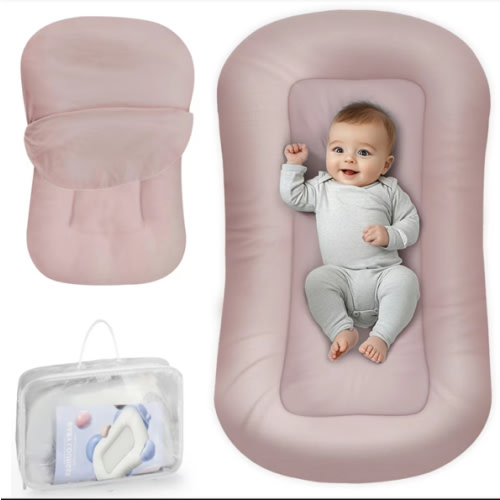 Cpzzkq Baby Lounger for Newborn, for 0-24 Months, Pure Cotto - TikTok Shop